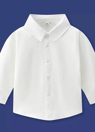 Рубашка белая коттоновая