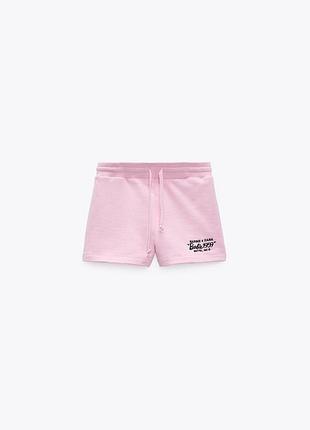 Рожеві шорти спортивні шорти повсякденні шорти zara barbie