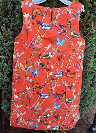 Платье красное для девочки лето