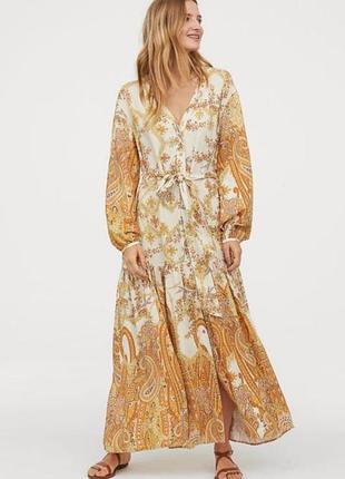 Красива довга сукня h&m