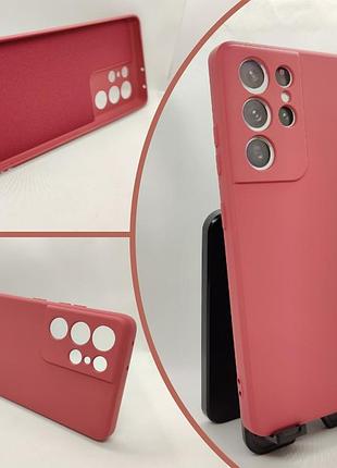 Силиконовый чехол, бампер для samsung galaxy s21 ultra