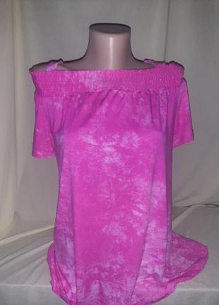 Футболка рожева тай-дай