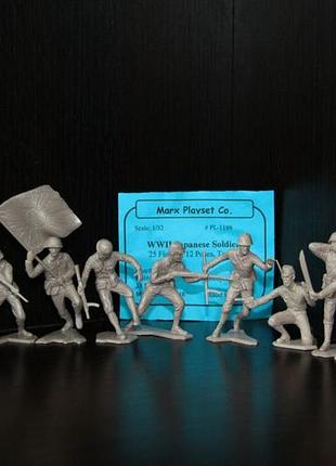Японцы второй мировой marx 54мм полный набор!