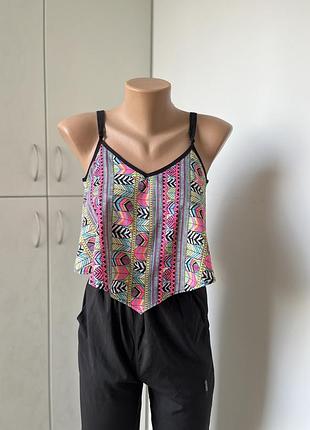 Короткая майка летняя / пляжная майка женская