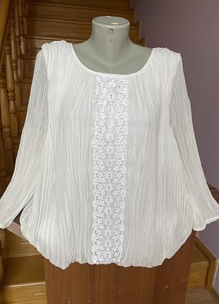 Шикарна статусна нарядна блуза 54-56-58(22)