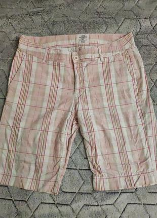 Шорты женские хлопок и эластан. длина 50, талия41, бедра50, посадка 26/31