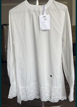 Рубашка белая туника