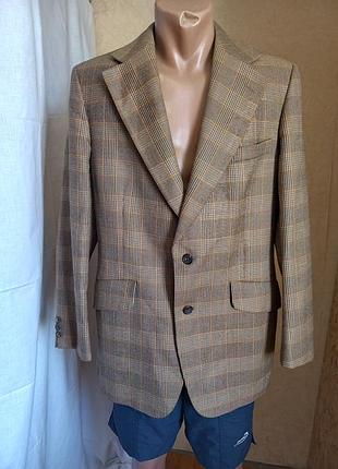 Aquascutum нарядный винтажный пиджак 48 размер