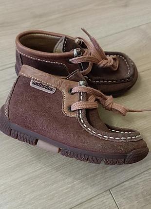 Качественные детские ботиночки naturalino / кожаные ботиночки