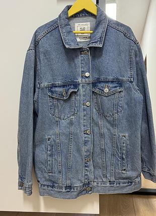Pull and bear куртка джинсова