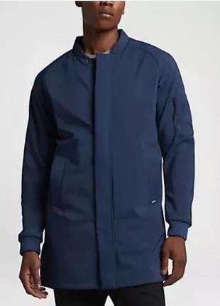 Nike куртка пальто оригинал синий как новый р. xl