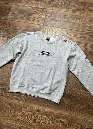 Світшот oakley m-l світло-сірий