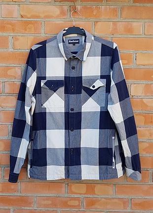 Barbour ess check overshirt ветровка овершот рубашка оригинал (l)