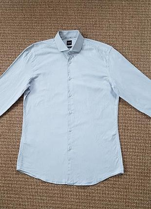Hugo boss сорочка slim fit h-hank-spread-c1-222 оригінал (41/16 — l)
