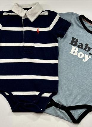 Брендові боді поло 9-12 місяців