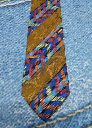 Галстуки шелковые разные пестрые винтажные 70-80е
