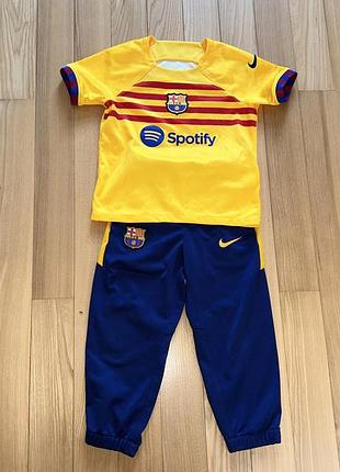 Футбольна форма nike barcelona ріст 96-104 см оригінал спортивний костюм