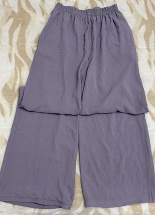 Літні брюки штани лілового кольору
