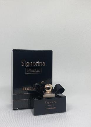 Оригинальный миниатюра парфюмированная вода salvatore ferragamo signorina misteriosa