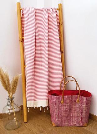 Якісний пляжний килимок рушник підстилка на пляж 100х200 см