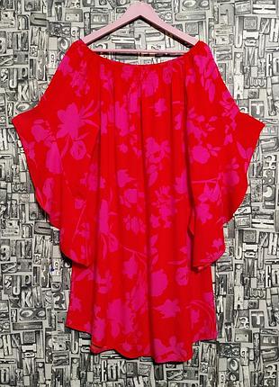 Платье, платье с открытыми плечами от shein, батал, большой размер.