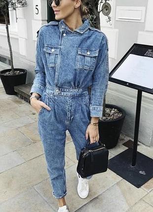 Джинсовий комбінезон zara