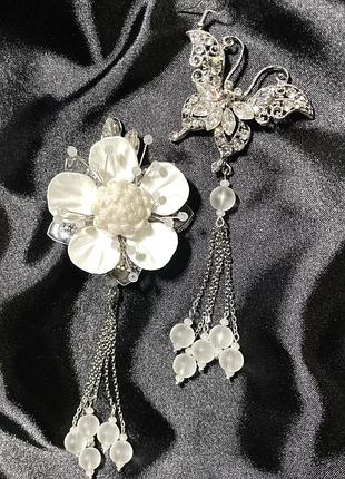 Асиметричні сережки ручної роботи