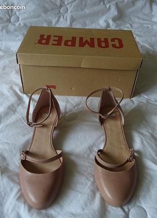 Туфлі-човники camper, розмір 39, колір телесний-персиковий