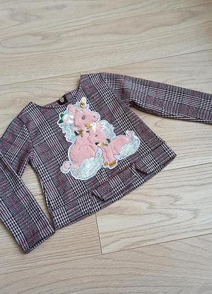 Кофточка с единорожкой