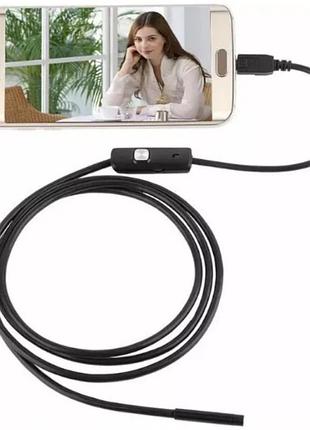 Камера эндоскоп android и pc endoscope, гибкая usb камера (100p) 2 м