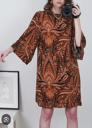 Свободное платье из вискозы р.40-42