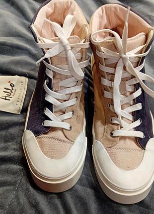 Стильные брендовые  кеды 41р. стелька 25,5 лот 163