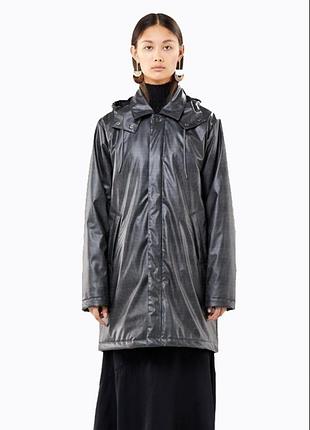 Rains - плащ сірий ~ s - waterproof водозахист 4000 mm - з утепленою підкладкою - жіночий унісекс