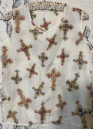 Майка,блузка ,майка з хрестами ,блузка,майка с крестами