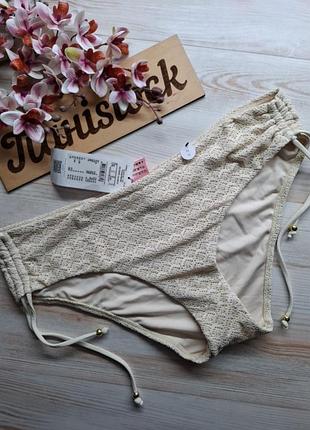 Ажурные плавки низ от купальника с люрексом hunkemoller