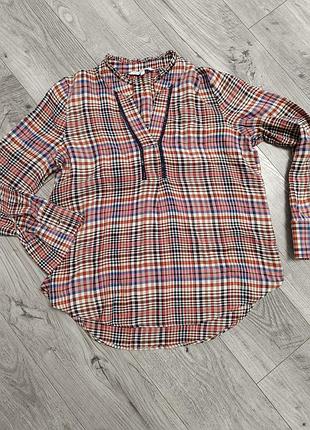 Фланелевая рубашка туника