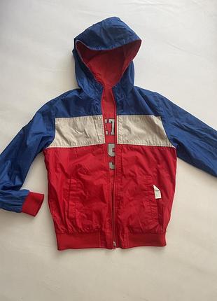 Двостороння вітровка 11-12 років куртка підліткова