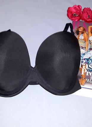 Бюстгальтер бюст бюстик ліфчик чашка 75 gg h 34 h чорний cleo балконет силіконова стрічка