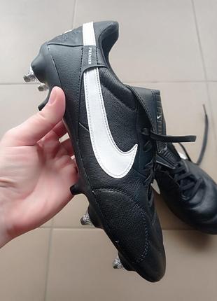 Оригинальные кожаные бутсы nike premier