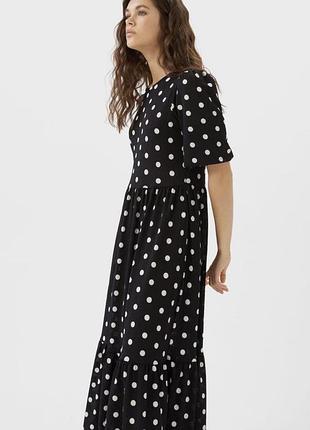 Сукня в горошок stradivarius