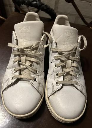 Кожаные кроссовки adidas stan smith- оригинал