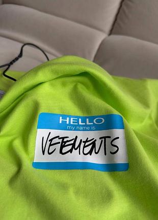 Футболка vetements🌷 новинка в сочном цвете!7 фото