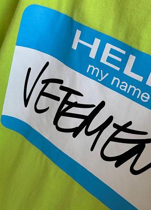Футболка vetements🌷 новинка в сочном цвете!9 фото
