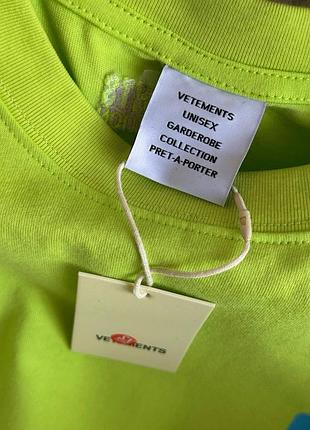 Футболка vetements🌷 новинка в сочном цвете!8 фото