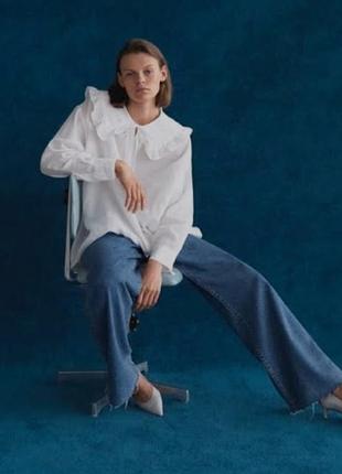 Zara рубашка блуза объемная