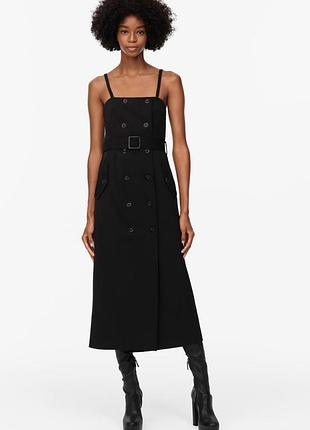 Лімітованаa колекція сатиновий сарафан сукня zara