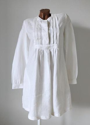 Льняное платье из новых коллекций benetton