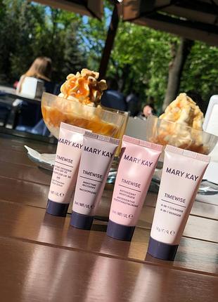 Мини дорожный набор mary kay timewise 25+ для жирной/комбинированной кожи