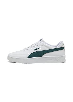 Белые кроссовки сникерсы кеды court classic clean sneakers unisex puma