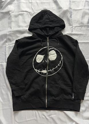 The nightmare before christmas зіп худі кофта готика готичне неформальне